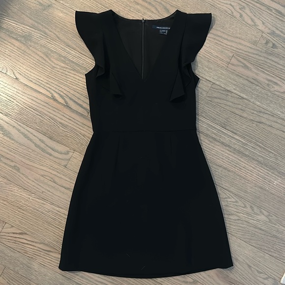 French Connection Whisper Dress (Black) - Picture 2 of 7